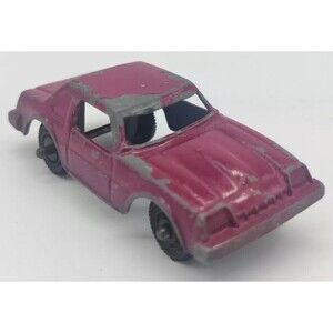 Vintage Tootsie Toy Maroon Chevy Monza Metal Car 1960s? Cars Toys Burgundy Red